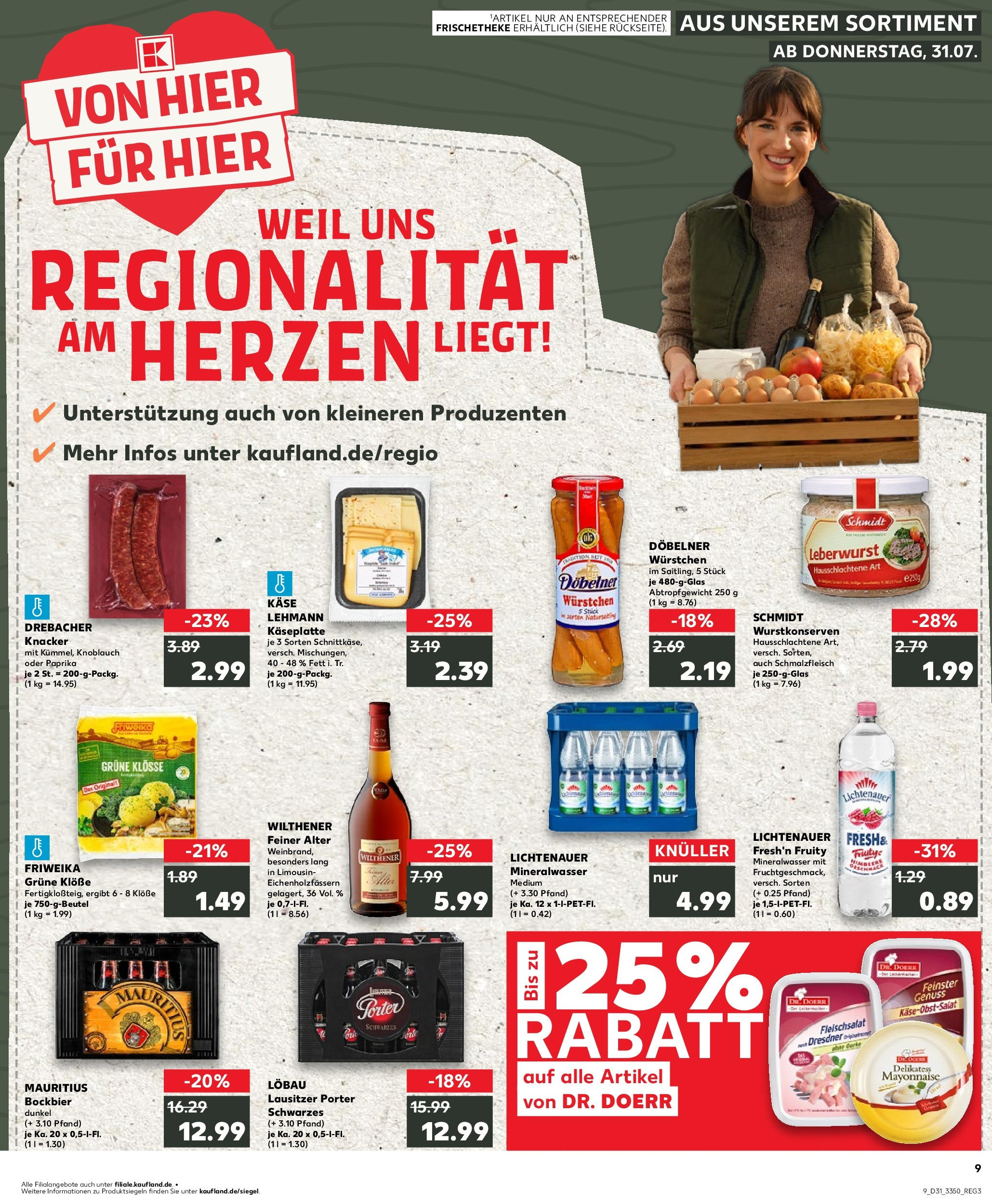 Prospekt Kaufland ab 31.07.2025 » Angebote Online zum Blättern | Seite: 9