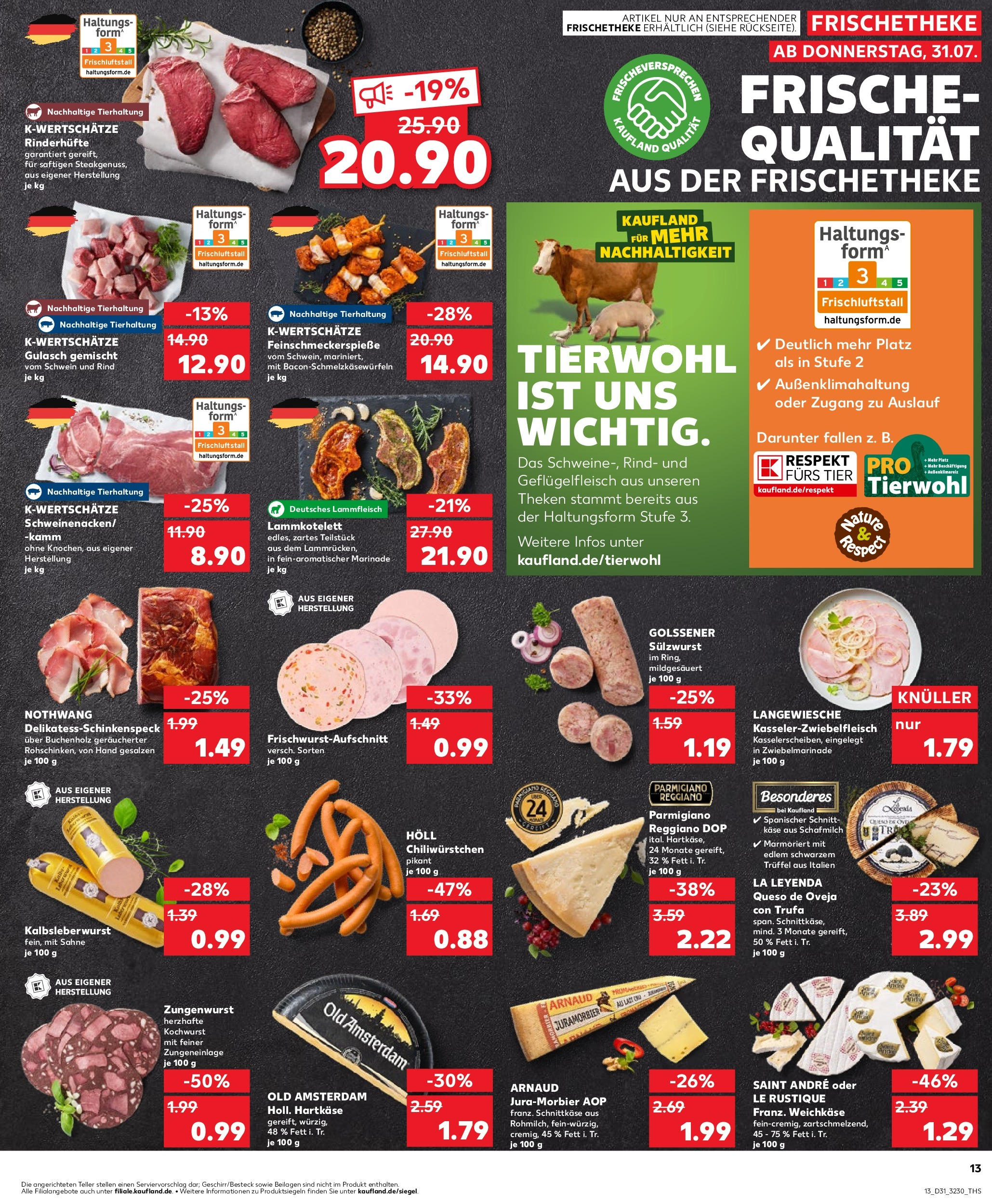 Prospekt Kaufland ab 31.07.2025 » Angebote und Werbung Online | Seite: 13 Prospekt Kaufland ab 31.07.2025 » Angebote Online zum Blättern | Seite: 13