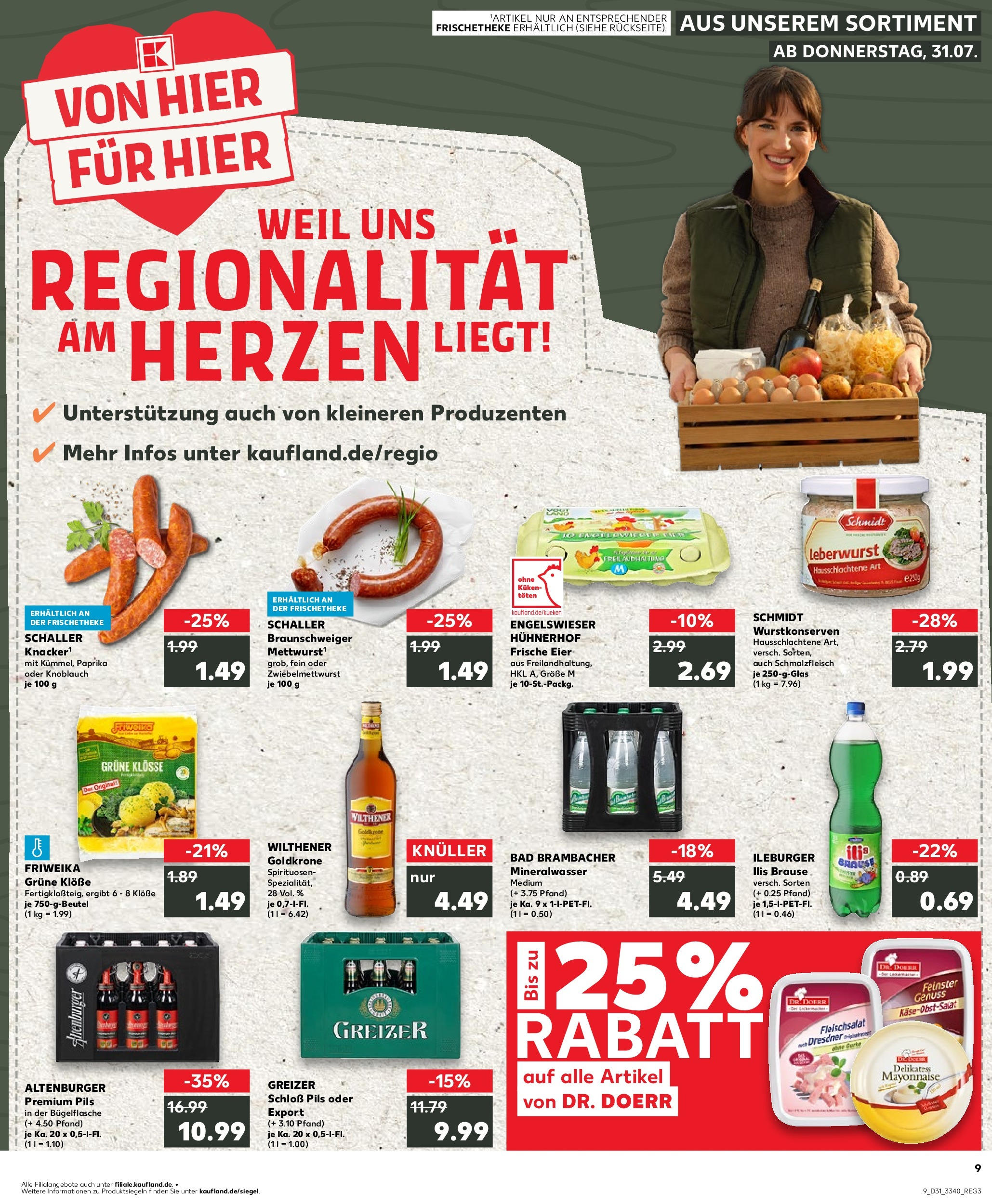 Prospekt Kaufland ab 31.07.2025 » Angebote Online zum Blättern | Seite: 9