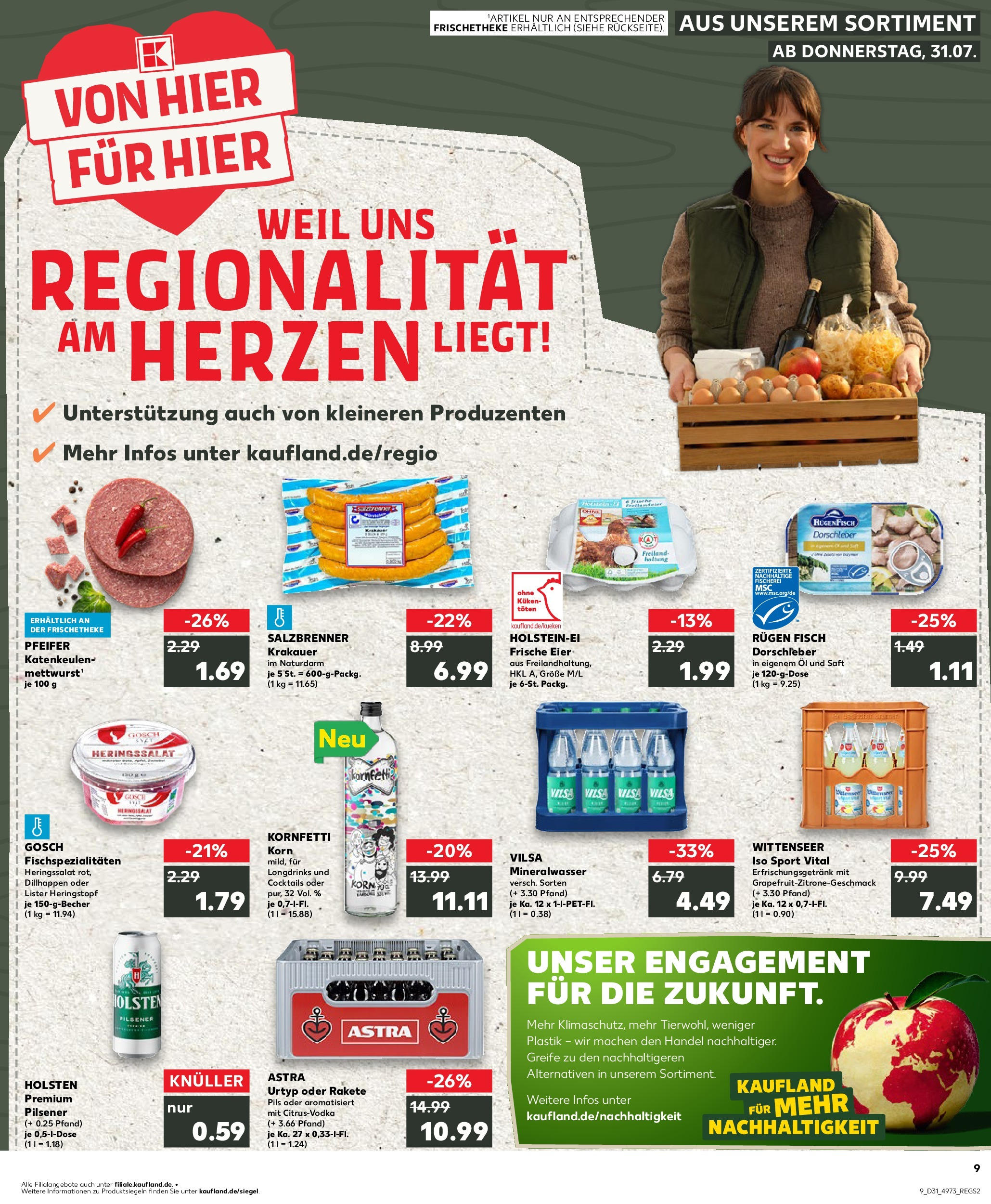 Prospekt Kaufland ab 31.07.2025 » Angebote Online zum Blättern | Seite: 9
