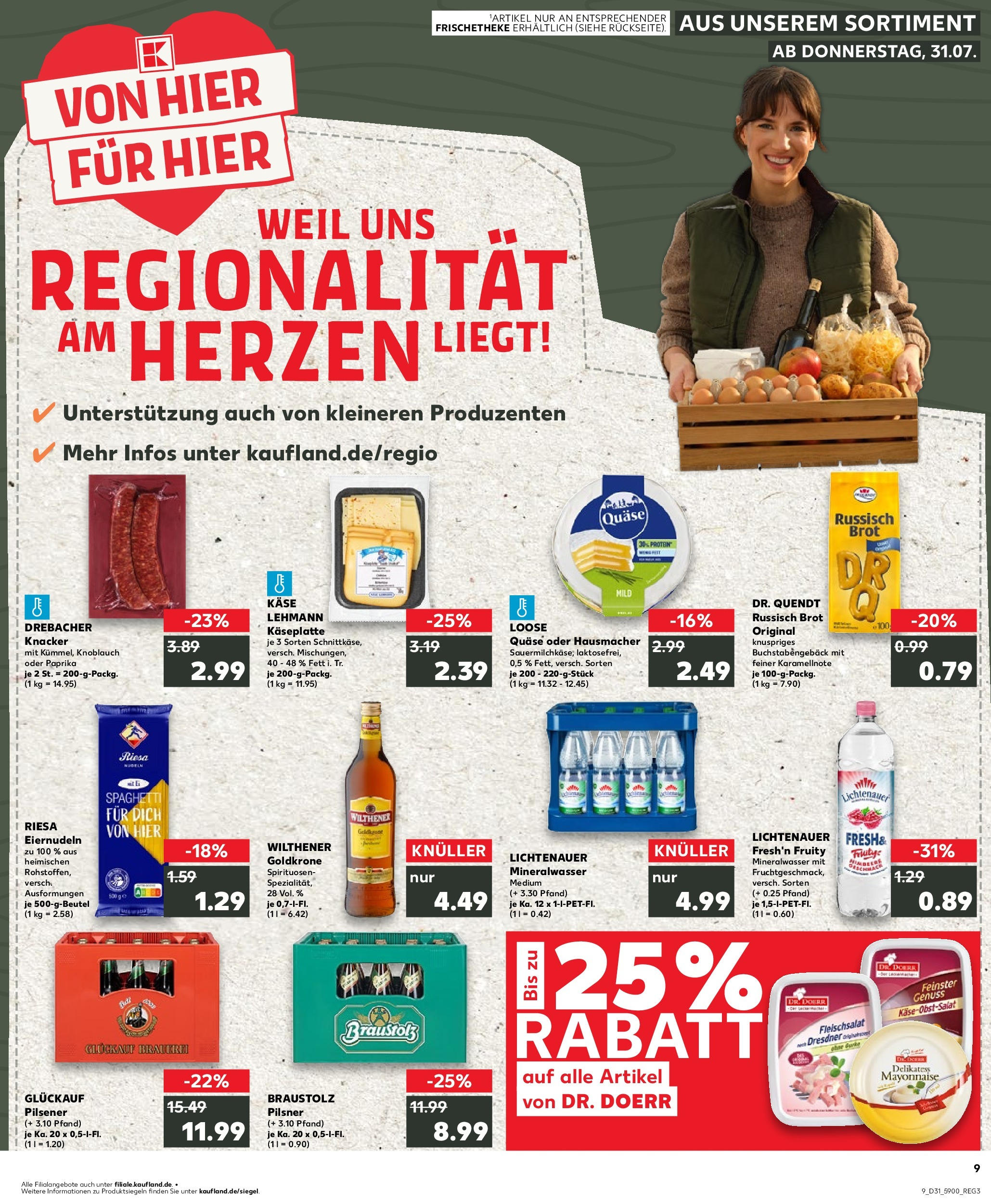 Prospekt Kaufland ab 31.07.2025 » Angebote Online zum Blättern | Seite: 9
