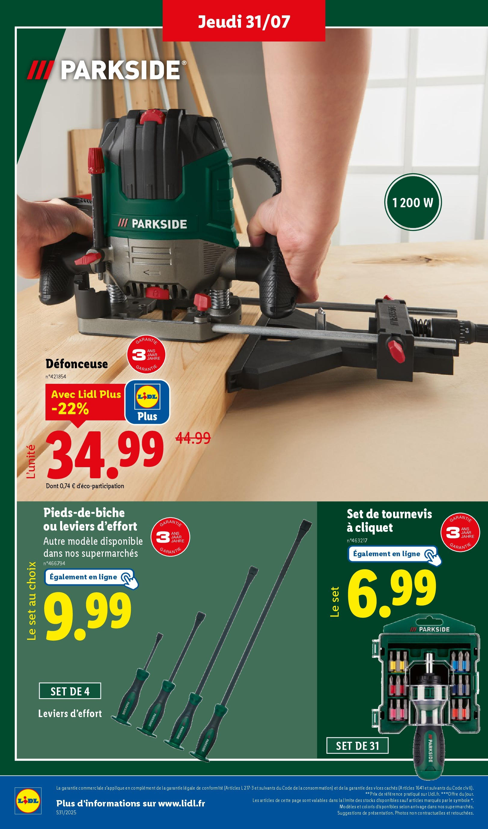 Catalogue LIDL du 30/07/2025 | Promo prospectus en ligne | Page: 2 | Produits: Tournevis Catalogue LIDL du 30/07/2025 | Promo prospectus en ligne | Page: 2 | Produits: Tournevis