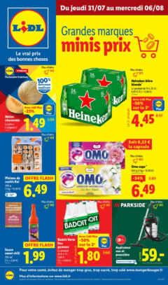 LIDL - Prévisualisation de LIDL - Cette semaine, retrouvez un ensemble de produits de grandes marques à prix Lidl valide à partir de 30.07.2025