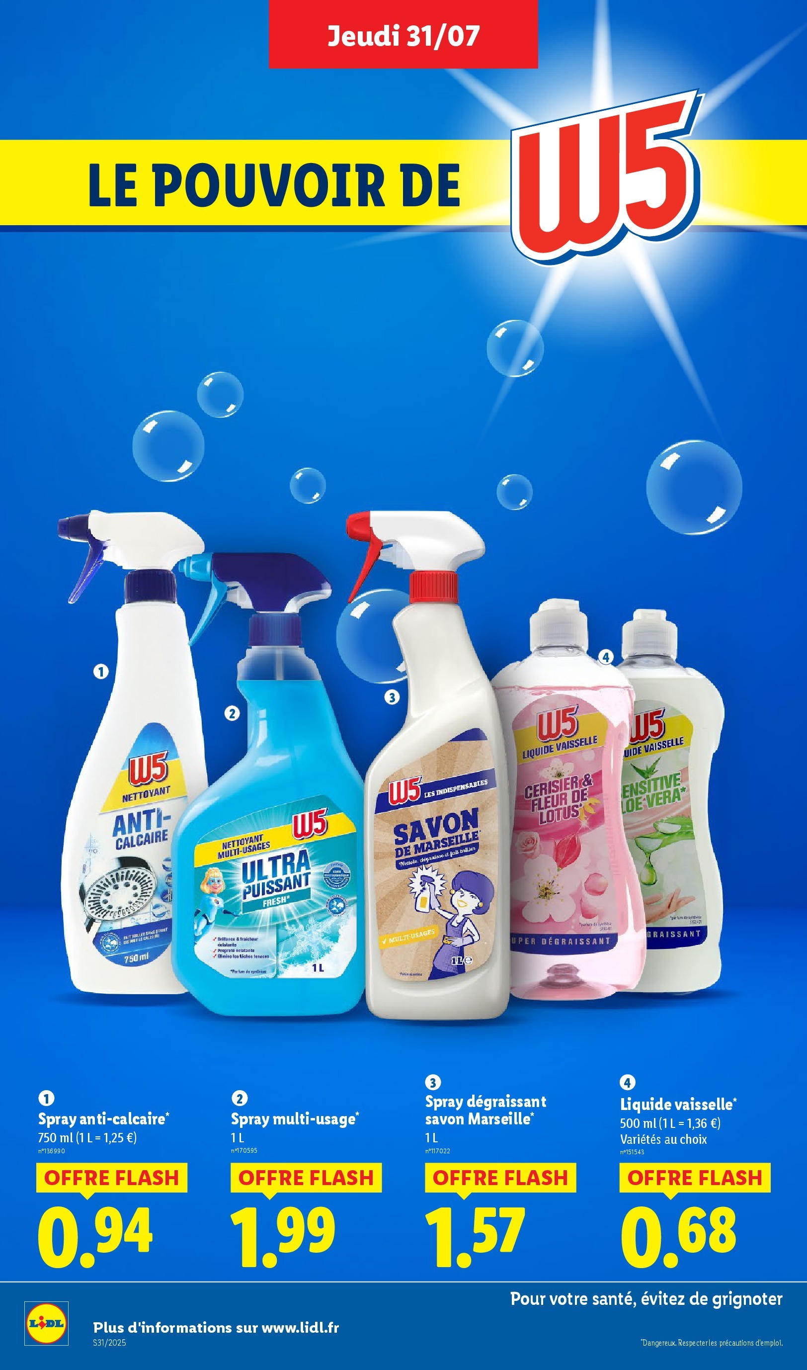 Catalogue LIDL du 30/07/2025 | Promo prospectus en ligne | Page: 10 | Produits: Liquide vaisselle, Savon