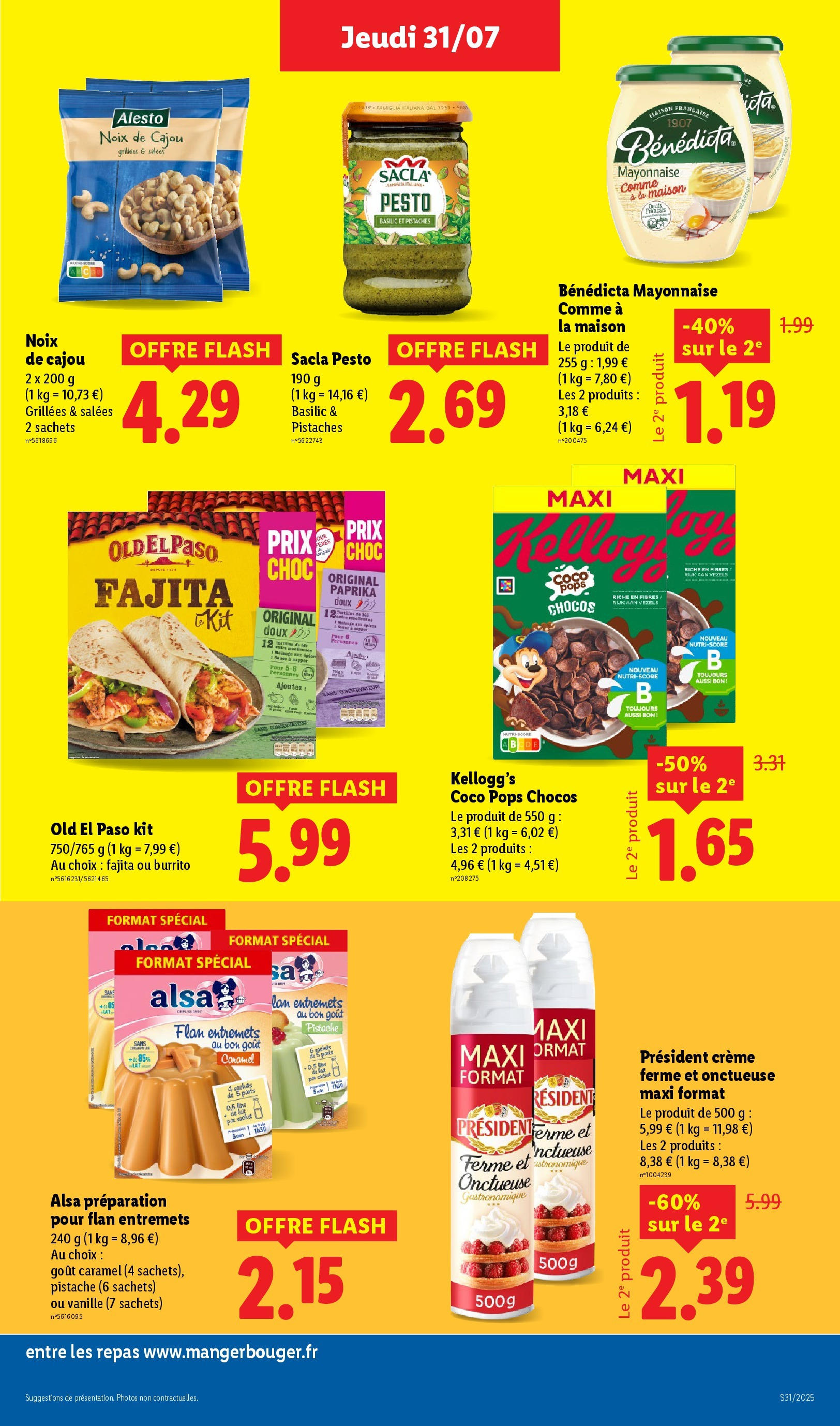 Catalogue LIDL du 30/07/2025 | Promo prospectus en ligne | Page: 17 | Produits: Paprika, Noix de cajou, Four, Mayonnaise