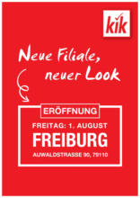 KiK: Neueröffnung in Freiburg