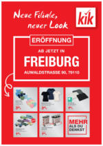 KiK KiK: Neueröffnung in Freiburg - bis 04.08.2025