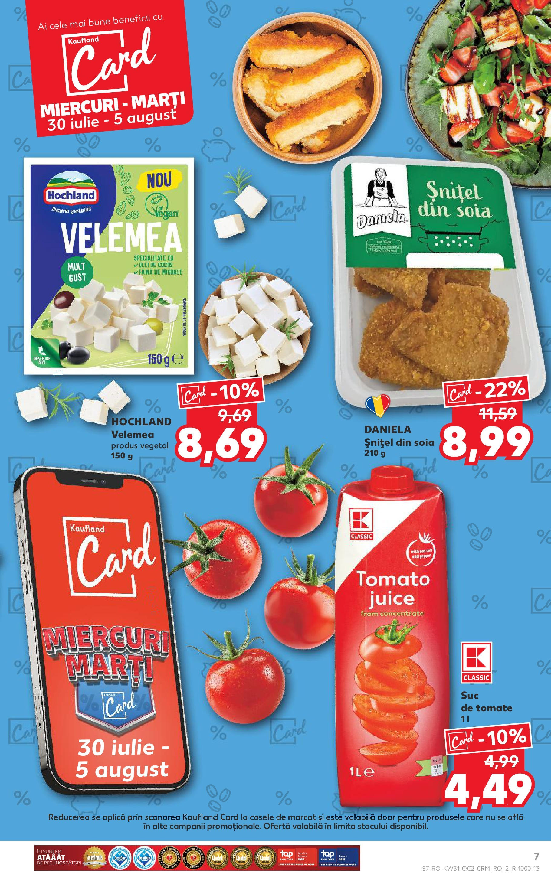 Catalog Kaufland - Zalau 30.07.2025 || Revista si Oferte | Pagină: 7 | Produse: Migdale, Ulei, Suc, Făină Catalog Kaufland - Zalau 30.07.2025 - Revista si Oferta | Pagină: 7 | Produse: Migdale, Ulei, Suc, Făină