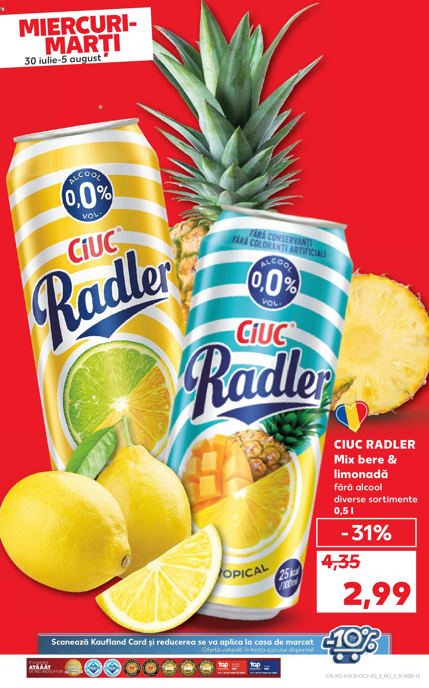 Catalog Kaufland - Zalau 30.07.2025 || Revista si Oferte | Pagină: 15 | Produse: Sıcak su torbası, Bere Catalog Kaufland - Zalau 30.07.2025 - Revista si Oferta | Pagină: 15 | Produse: Sıcak su torbası, Bere