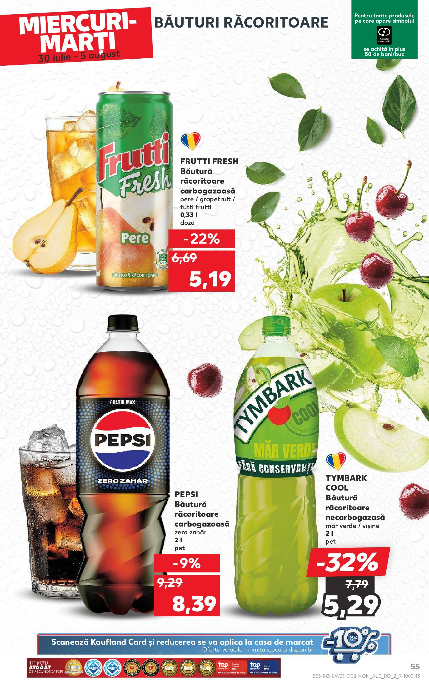 Catalog Kaufland - Zalau 30.07.2025 || Revista si Oferte | Pagină: 55 | Produse: Zahăr Catalog Kaufland - Zalau 30.07.2025 - Revista si Oferta | Pagină: 55 | Produse: Zahăr
