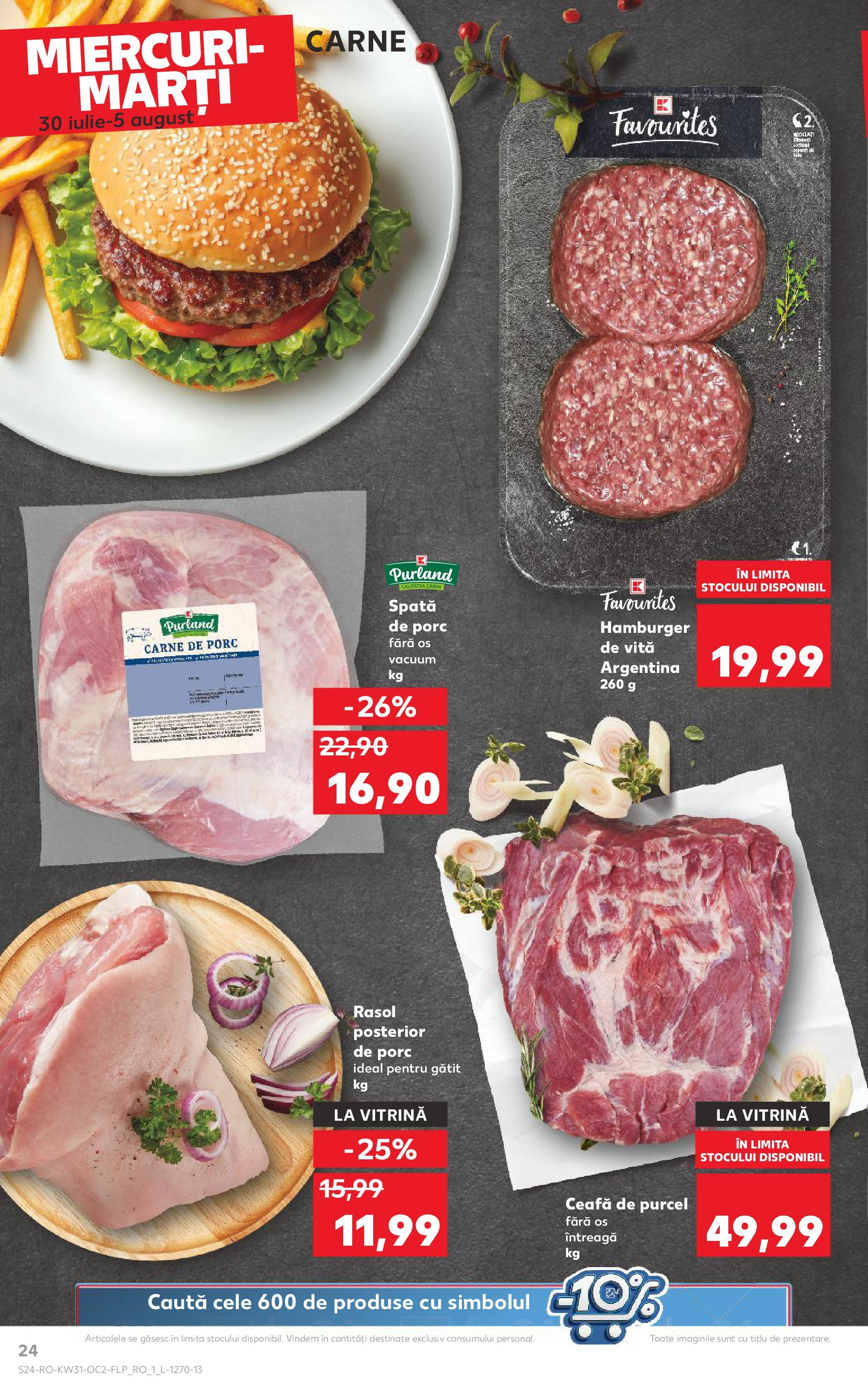 Catalog Kaufland - Zalau 30.07.2025 || Revista si Oferte | Pagină: 24 | Produse: Vitrină, Carne De Porc, Rasol Catalog Kaufland - Zalau 30.07.2025 - Revista si Oferta | Pagină: 24 | Produse: Vitrină, Carne De Porc, Rasol
