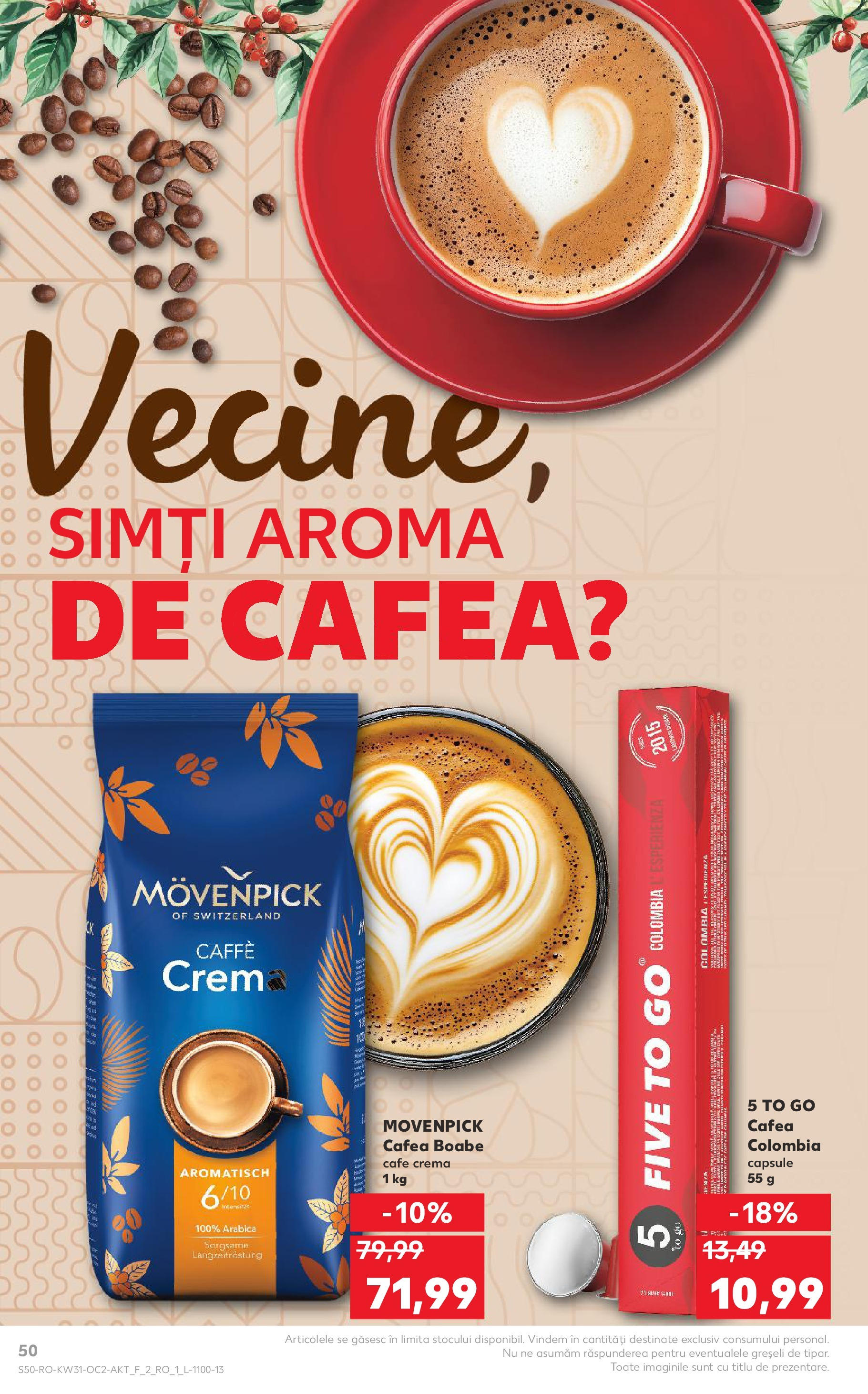 Catalog Kaufland - Zalau 30.07.2025 || Revista si Oferte | Pagină: 50 | Produse: Cremă, Cafea Catalog Kaufland - Zalau 30.07.2025 - Revista si Oferta | Pagină: 50 | Produse: Cremă, Cafea