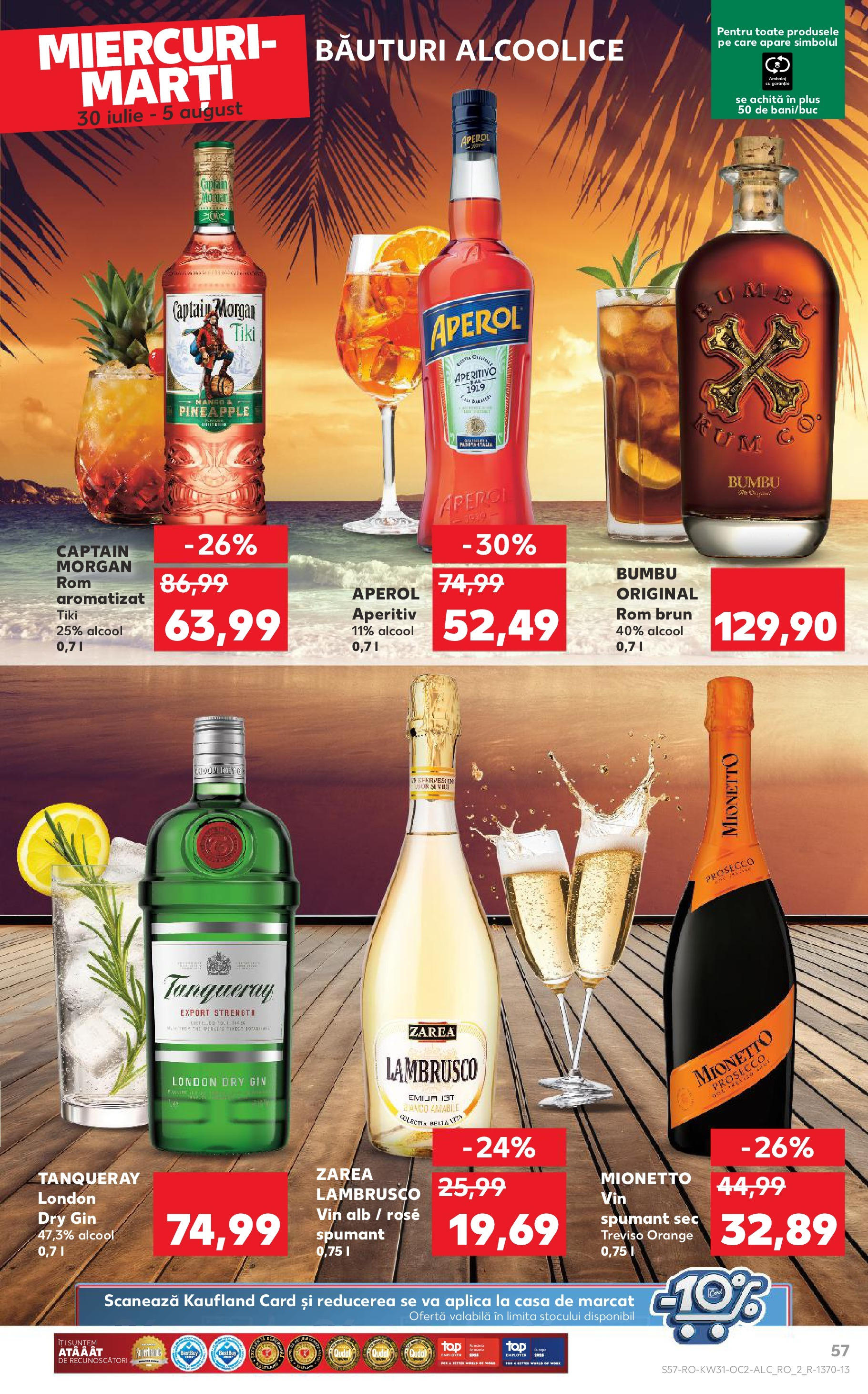Catalog Kaufland - Viseu de Sus 30.07.2025 || Revista si Oferte | Pagină: 57 | Produse: Prosecco, Gin, Aperol, Mango Catalog Kaufland - Viseu de Sus 30.07.2025 - Revista si Oferta | Pagină: 57 | Produse: Prosecco, Gin, Aperol, Mango