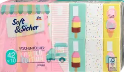 Soft&Sicher Taschentücher Design 4-lagig (42x10 St)