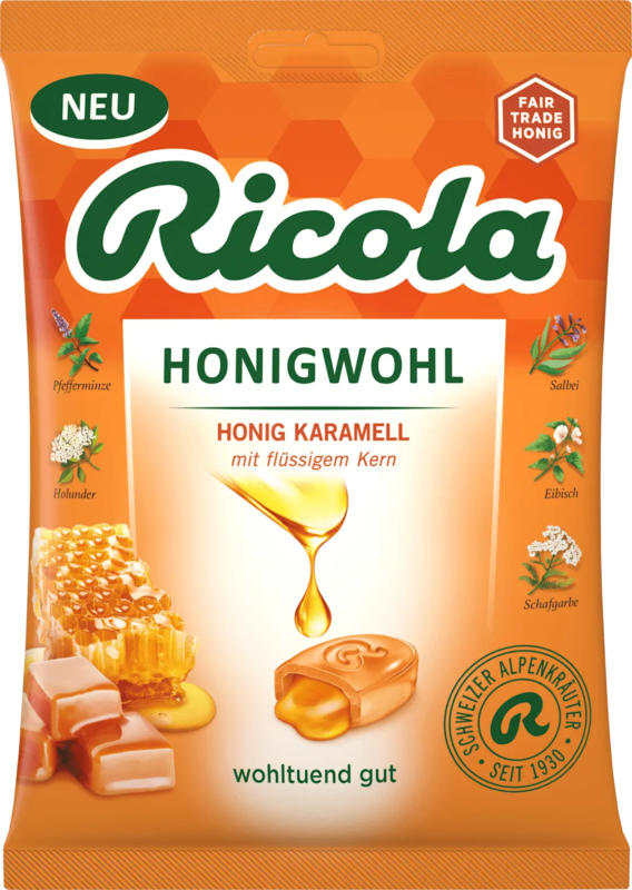 Ricola Bonbon, Honigwohl Honig Karamell