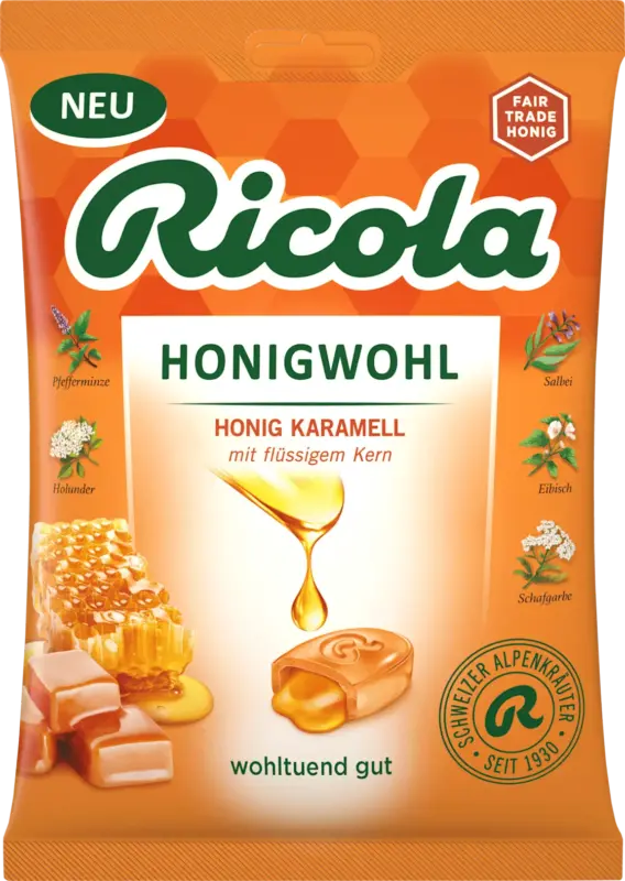 Ricola Bonbon, Honigwohl Honig Karamell