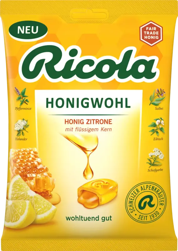 Ricola Bonbon, Honigwohl Honig Zitrone