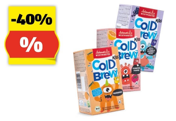 WESTMINSTER BIO Cold Brew Kids Tea, 20 Btl