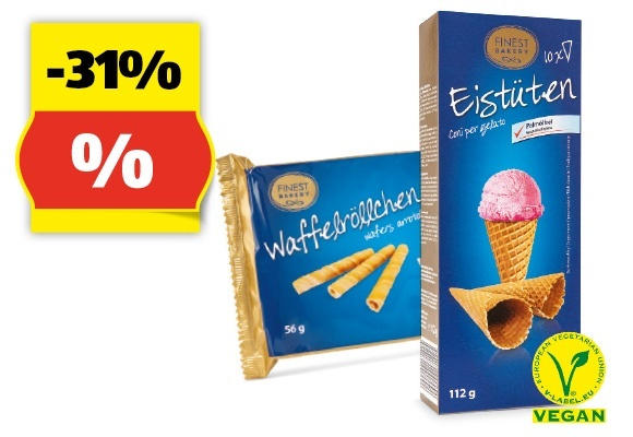 FINEST BAKERY Eiswaffel-Sortiment, 112 g/62 g /56 g