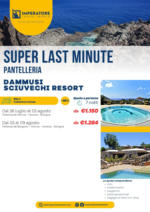 Imperatore Viaggi 2025 Super Last Minute - Dammusi Sciuvechi Resort - al 09.08.2025