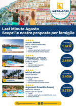 Imperatore Viaggi Last Minute Agosto Scopri le nostre proposte per famiglie - al 30.08.2025