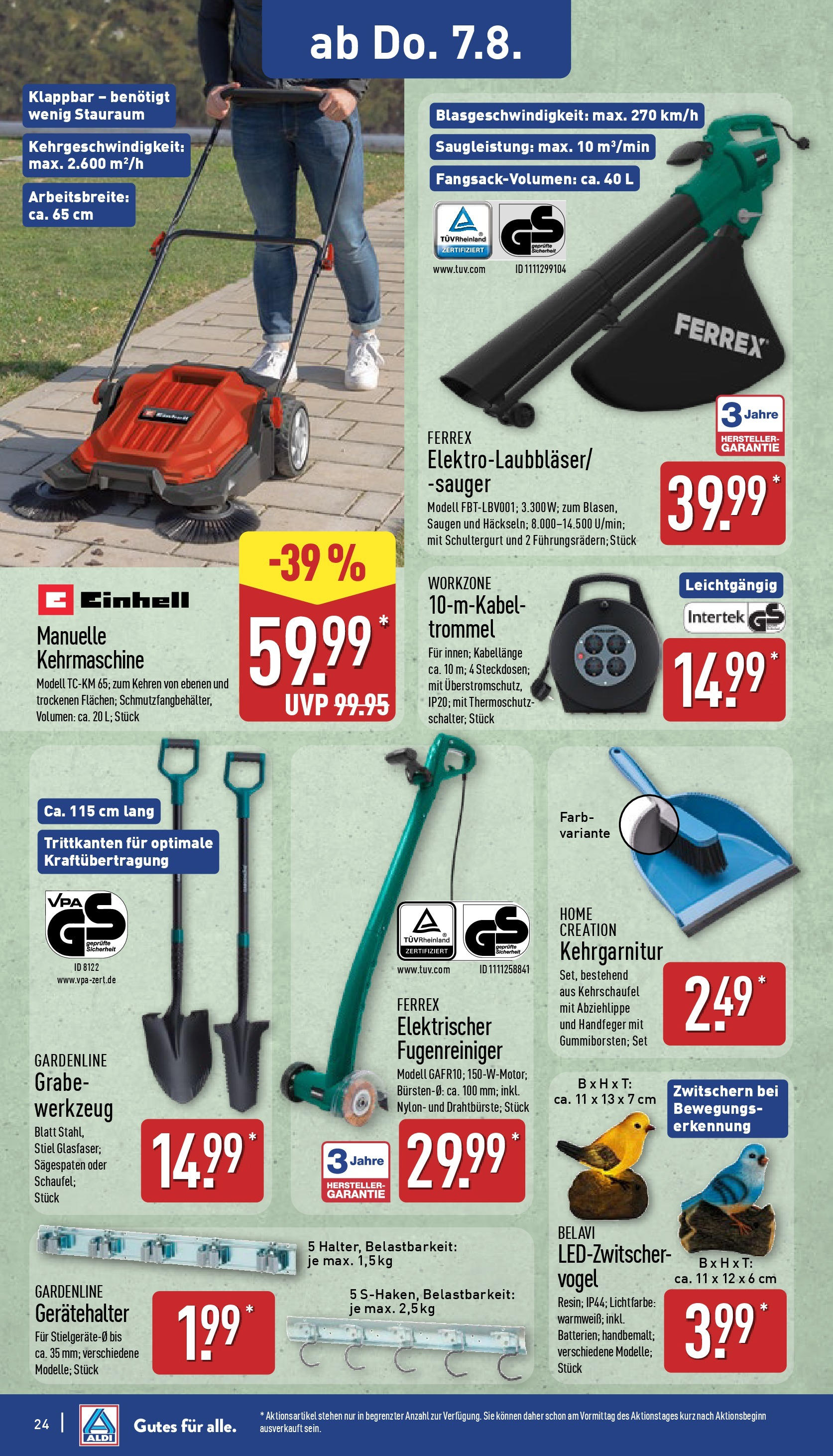 Aldi Prospekt 	 (ab 04.08.2025) » Angebote Online | Seite: 24 | Produkte: Belavi, Home creation