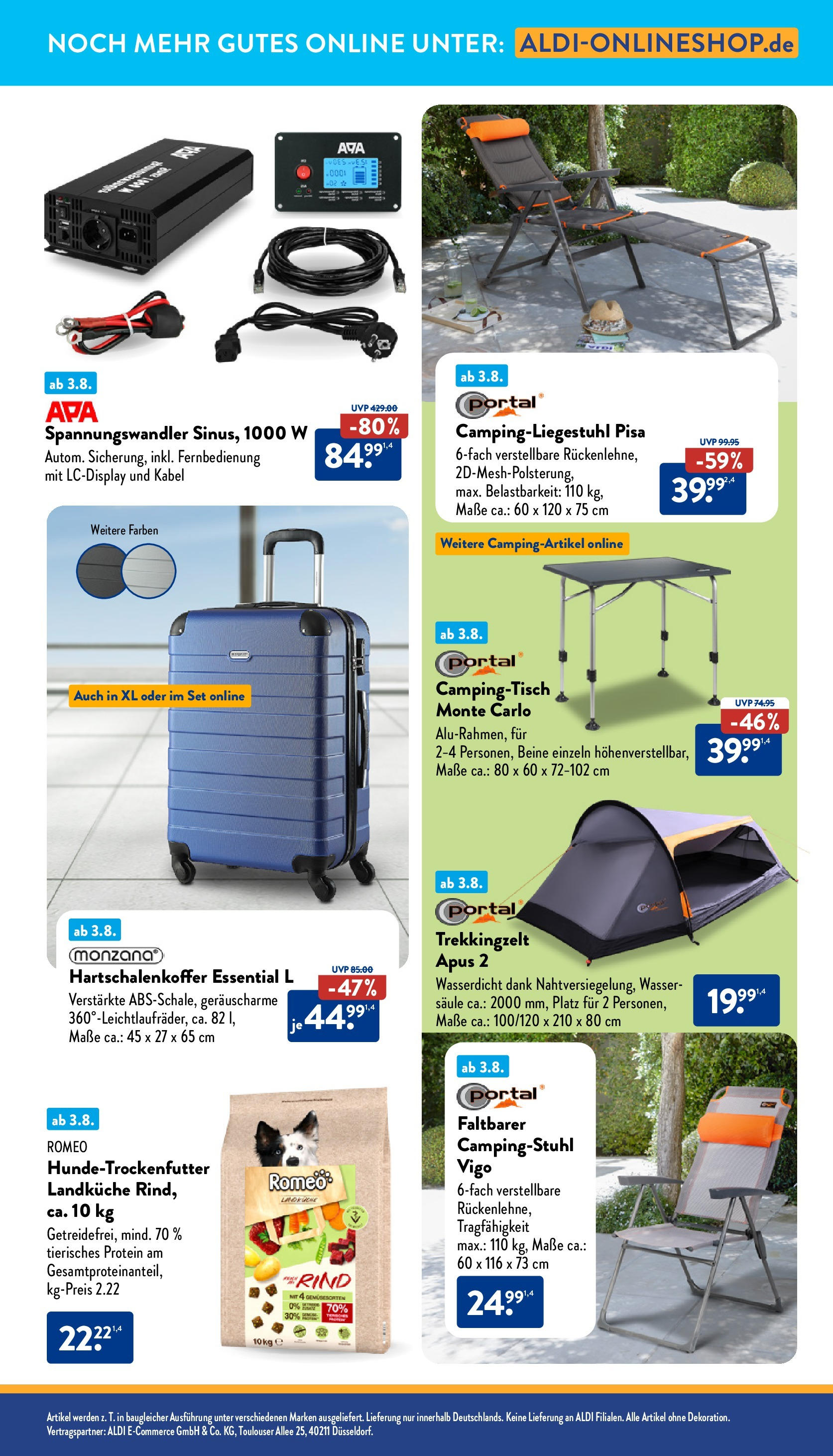 Aldi Prospekt 	 (ab 04.08.2025) » Angebote Online | Seite: 33 | Produkte: Kabel, Wasser