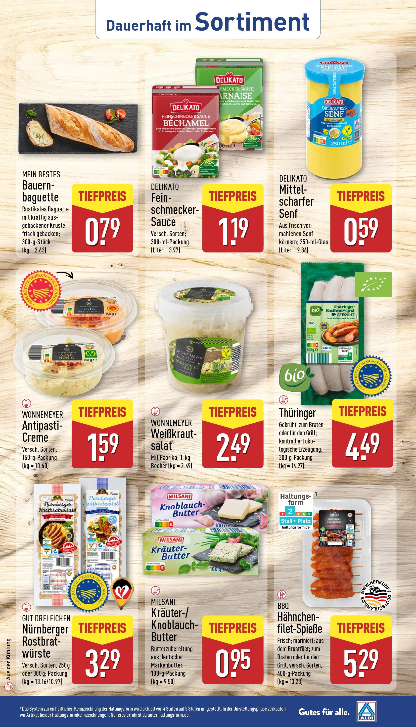 Aldi Prospekt 	 (ab 04.08.2025) » Angebote Online | Seite: 39 | Produkte: Feta, Knoblauch, Fleisch, Salat
