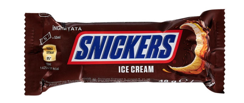 Snickers/ Mars/ Bounty Сладоледен десерт