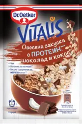 DR. OETKER Oвесена закуска протеин, шоколад и кокос