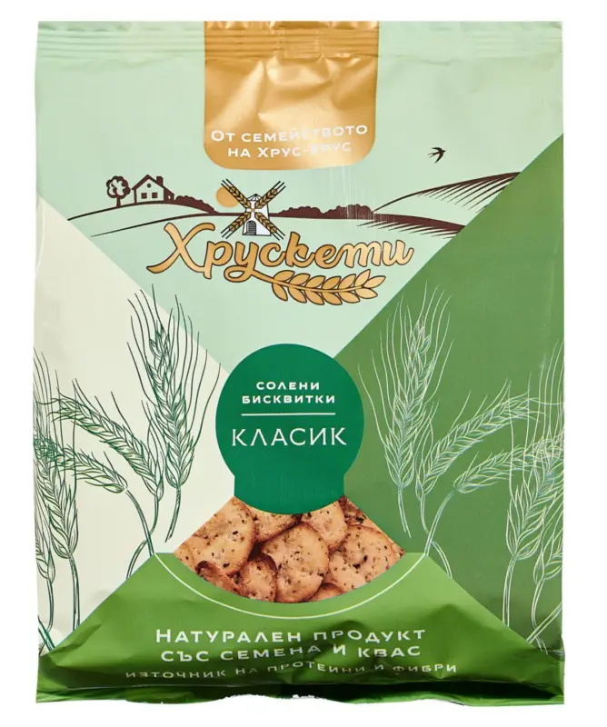 Хрускети Солени бисквити със семена