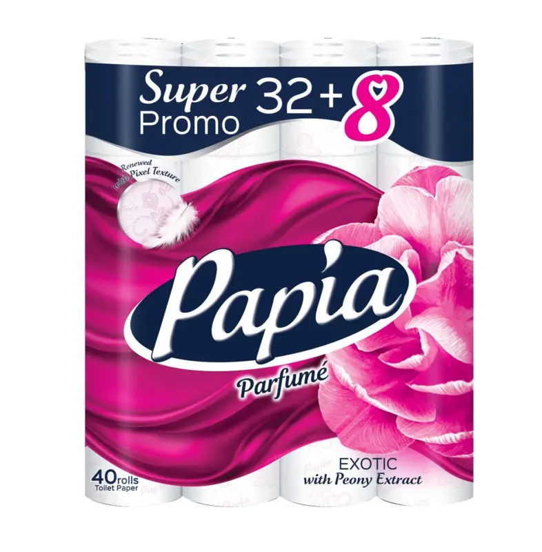 PAPIA Тоалетна хартия Exotic трипластова