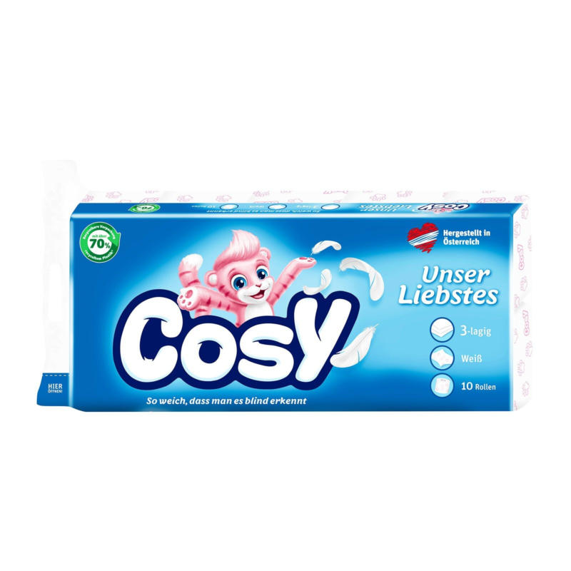 Cosy Toilettenpapier Weiß