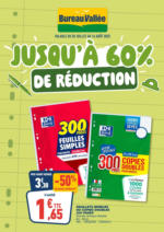 Bureau Vallée Jusqu’à 60% de réduction - au 16.08.2025