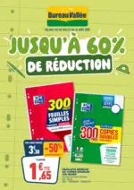 Bureau Vallée Jusqu’à 60% de réduction - au 16.08.2025