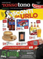 Supermercati Rossotono Market Sconti da urlo - al 05.08.2025