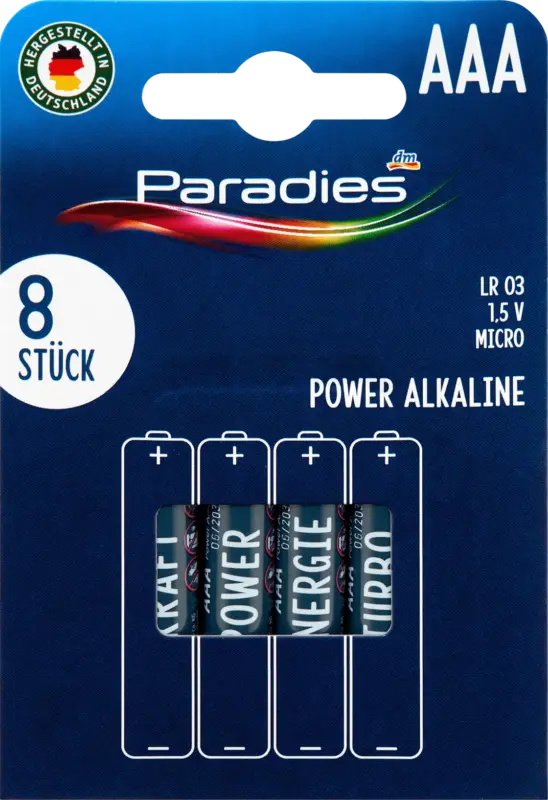 Paradies Batterien Power Micro AAA