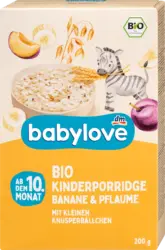 babylove Porridge Banane & Pflaume ab dem 10. Monat