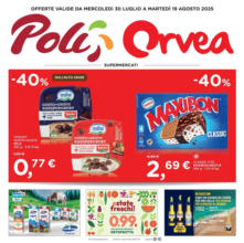 OFFERTE VALIDE DA MERCOLEDì 30 LUGLIO A MARTEDÌ 19 AGOSTO 2025