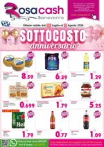 Rosa Cash SOTTOCOSTO ANNIVERSARIO - al 09.08.2025