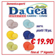 Fino al 1 agosto