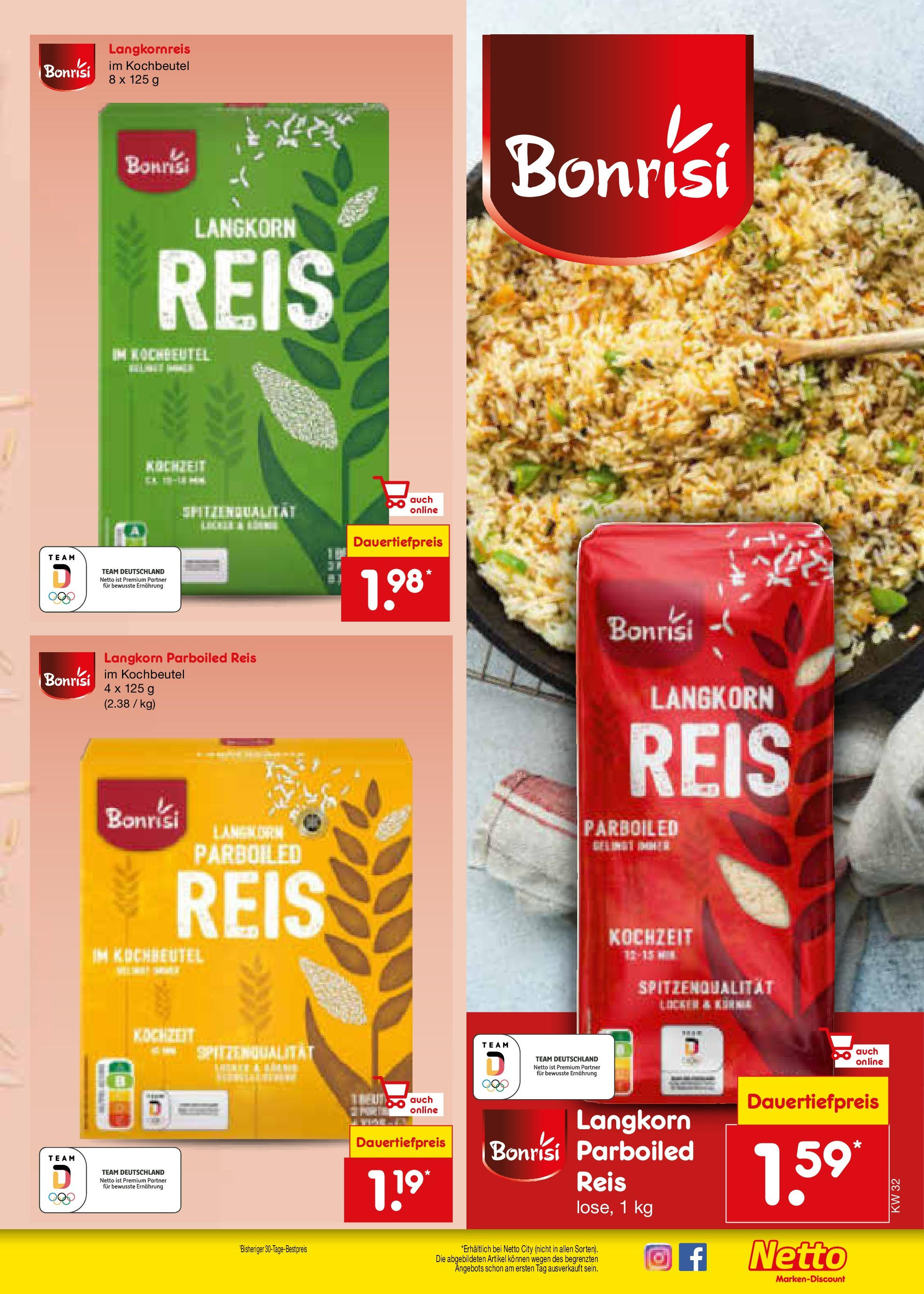 Netto Marken-Discount prospekt Bonn (ab 04.08.2025) » Angebote | Seite: 14 | Produkte: Reis Netto Marken-Discount prospekt Bonn (ab 04.08.2025) » Angebote | Seite: 14 | Produkte: Reis