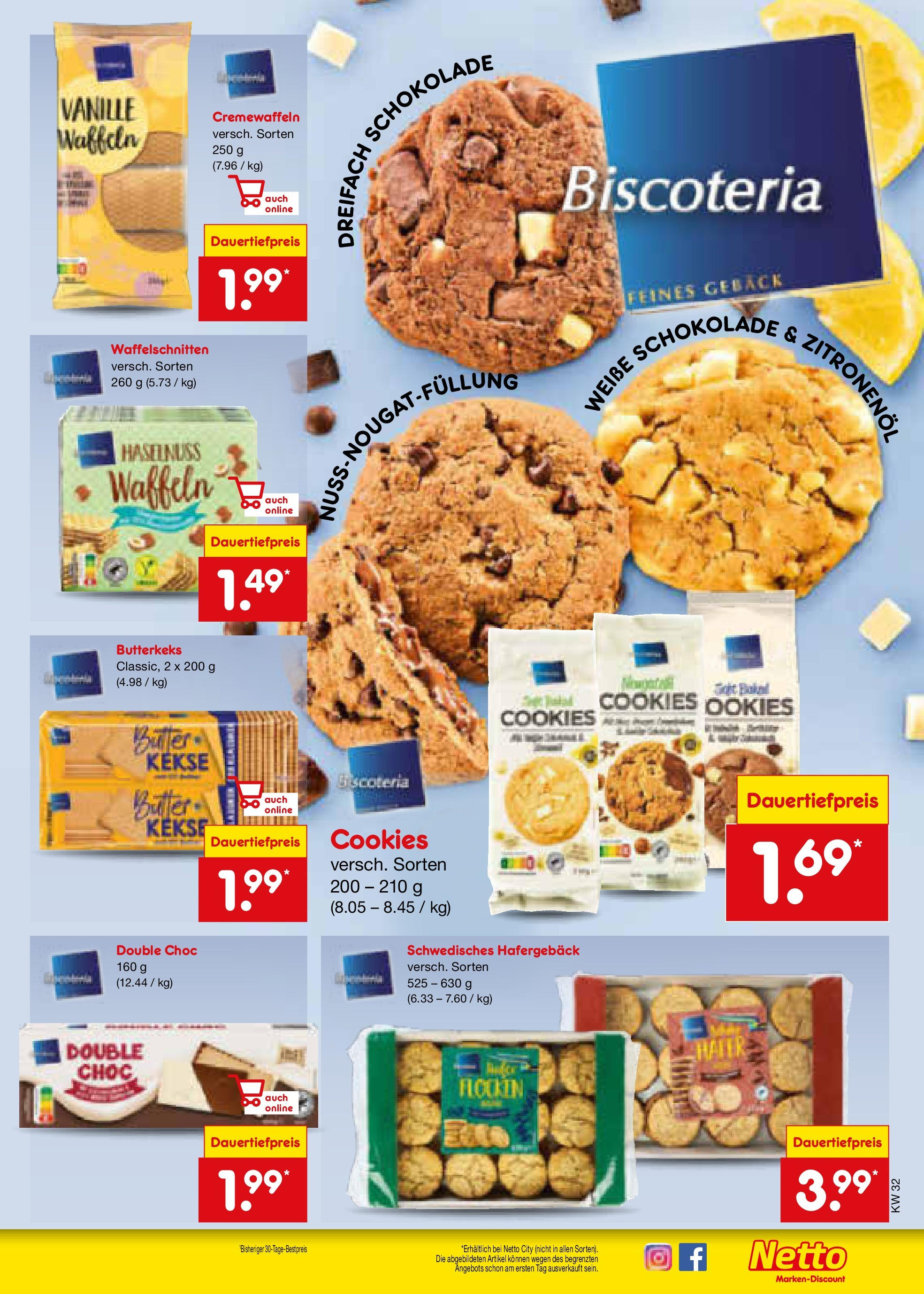 Netto Marken-Discount prospekt Bonn (ab 04.08.2025) » Angebote | Seite: 27 | Produkte: Schokolade, Waffeln, Kekse Netto Marken-Discount prospekt Bonn (ab 04.08.2025) » Angebote | Seite: 27 | Produkte: Schokolade, Waffeln, Kekse