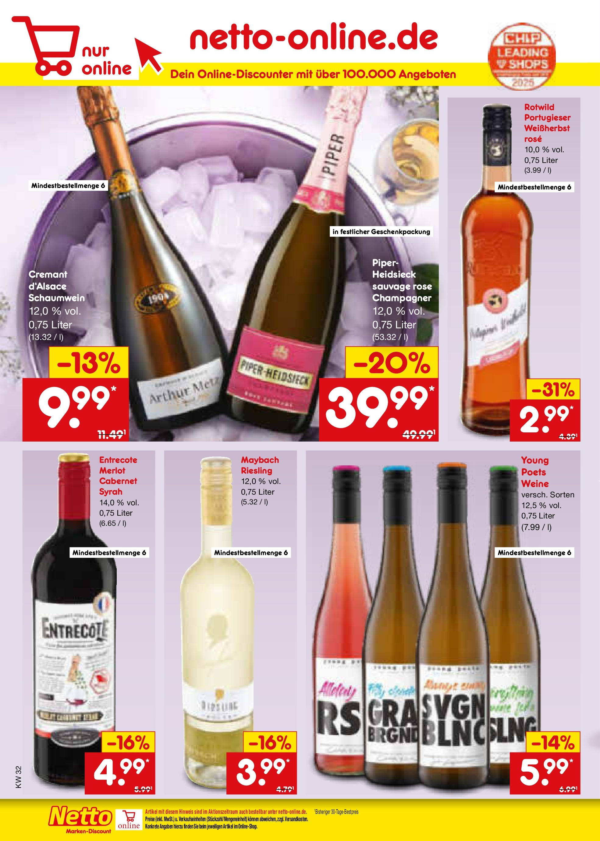 Netto Marken-Discount prospekt Bonn (ab 04.08.2025) » Angebote | Seite: 30 | Produkte: Merlot, Entrecote Netto Marken-Discount prospekt Bonn (ab 04.08.2025) » Angebote | Seite: 30 | Produkte: Merlot, Entrecote