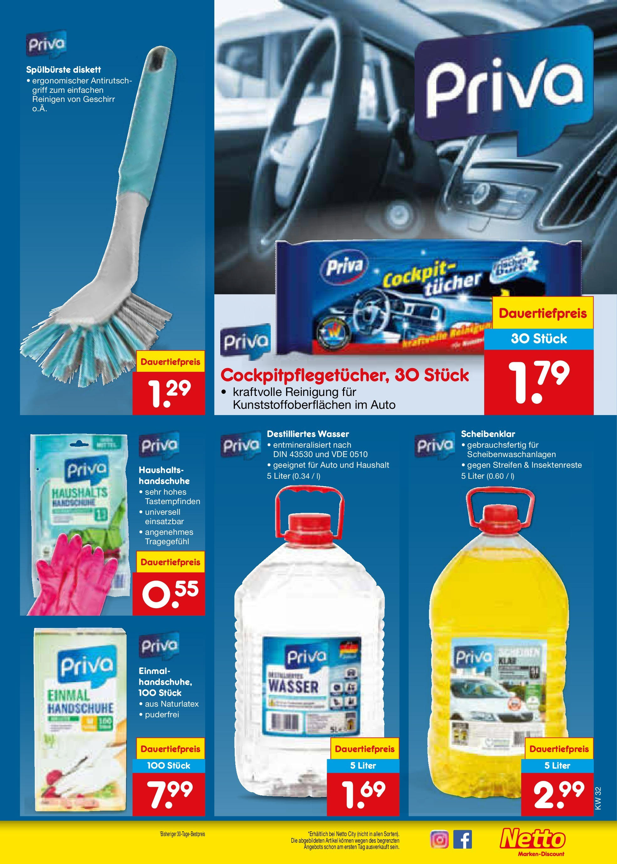 Netto Marken-Discount prospekt Bonn (ab 04.08.2025) » Angebote | Seite: 53 | Produkte: Wasser, Handschuhe Netto Marken-Discount prospekt Bonn (ab 04.08.2025) » Angebote | Seite: 53 | Produkte: Wasser, Handschuhe