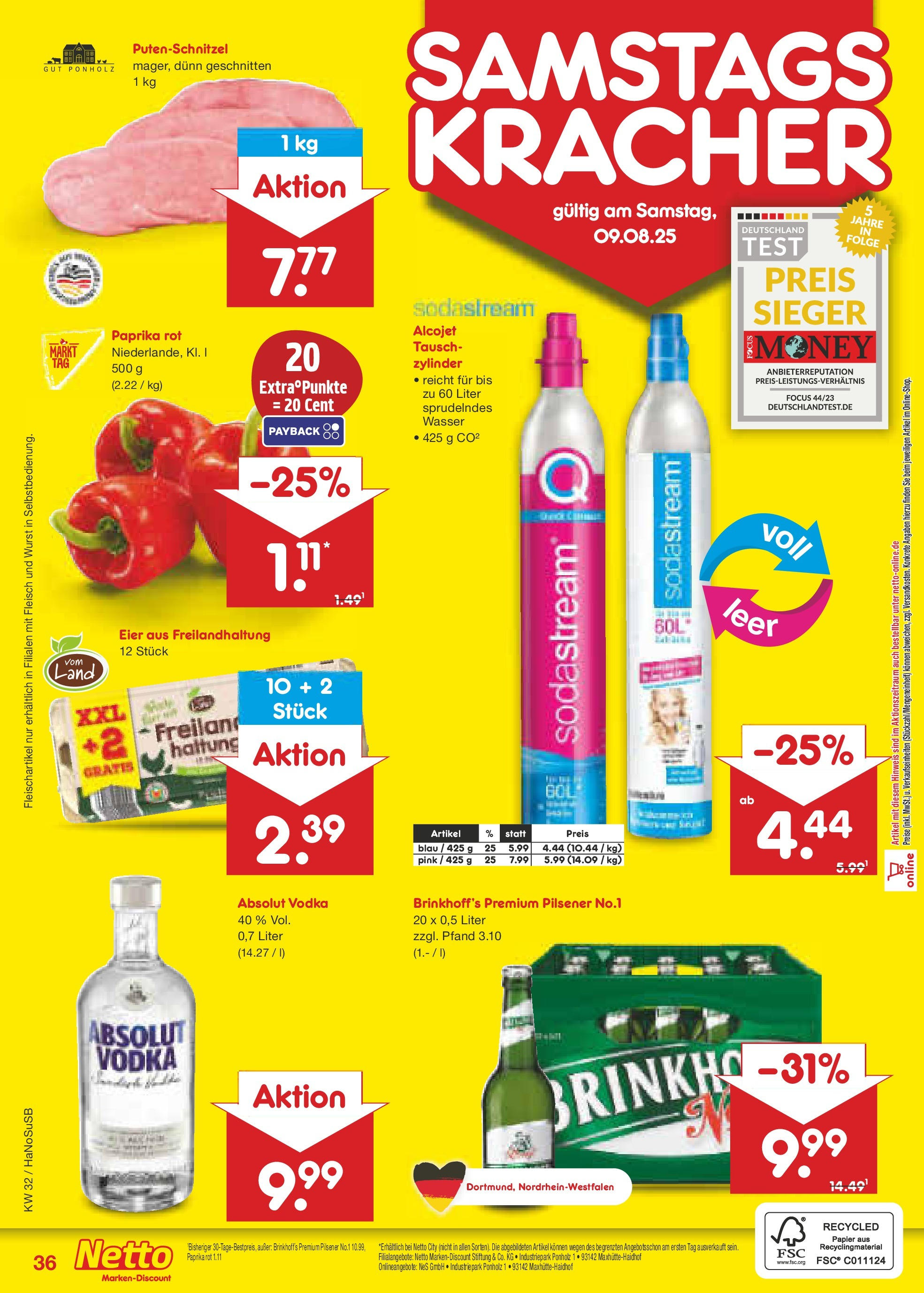 Netto Marken-Discount prospekt Wuppertal (ab 04.08.2025) » Angebote | Seite: 60 | Produkte: Eier, Wasser, Paprika, Vodka Netto Marken-Discount prospekt Wuppertal (ab 04.08.2025) » Angebote | Seite: 60 | Produkte: Eier, Wasser, Paprika, Vodka