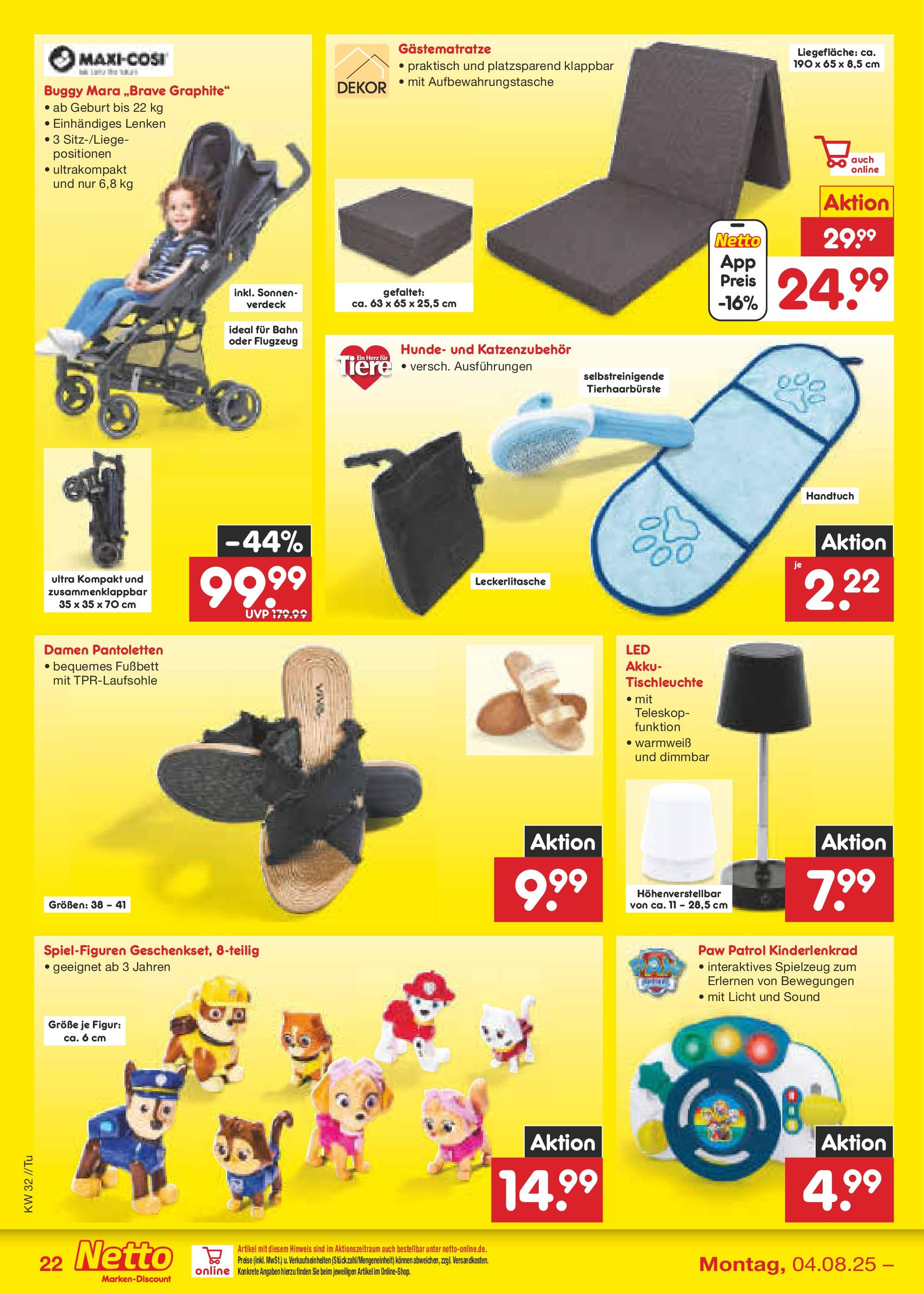Netto Marken-Discount prospekt Calw-Stammheim (ab 04.08.2025) » Angebote | Seite: 38 Netto Marken-Discount prospekt Calw-Stammheim (ab 04.08.2025) » Angebote | Seite: 38