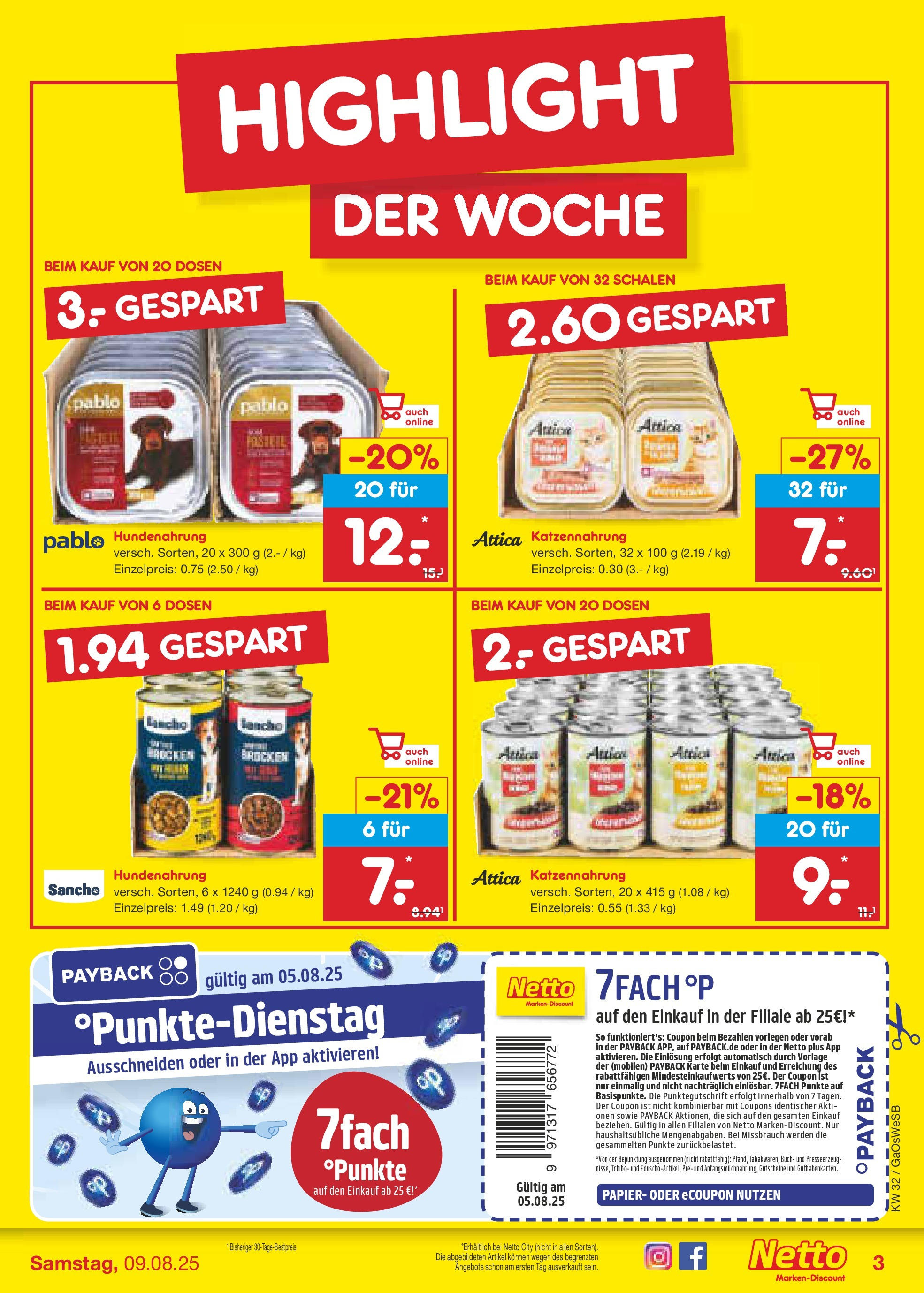 Netto Marken-Discount prospekt Moormerland (ab 04.08.2025) » Angebote | Seite: 3 Netto Marken-Discount prospekt Moormerland (ab 04.08.2025) » Angebote | Seite: 3