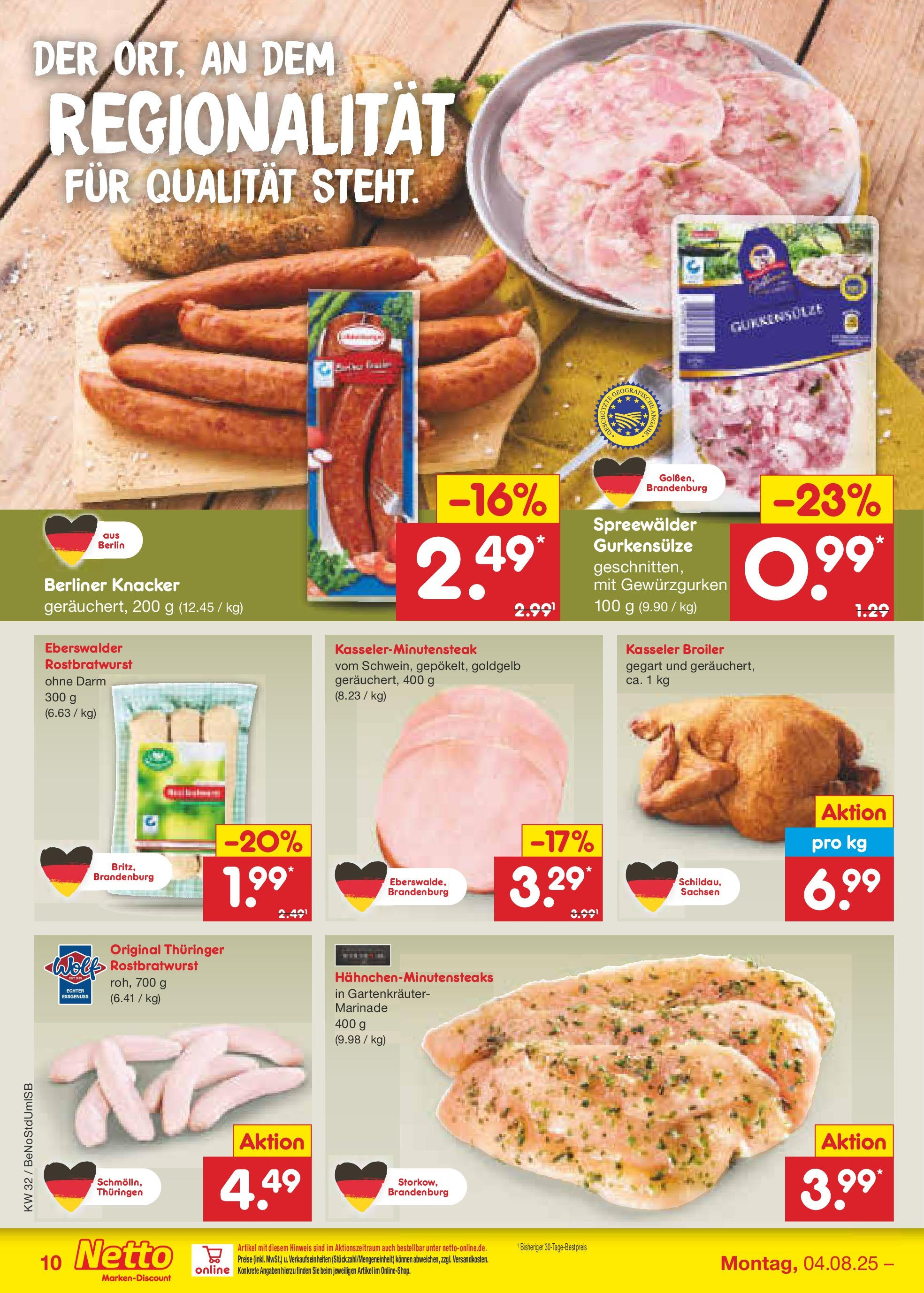 Netto Marken-Discount prospekt Berlin-Spandau (ab 04.08.2025) » Angebote | Seite: 12 | Produkte: Berliner Netto Marken-Discount prospekt Berlin-Spandau (ab 04.08.2025) » Angebote | Seite: 12 | Produkte: Berliner