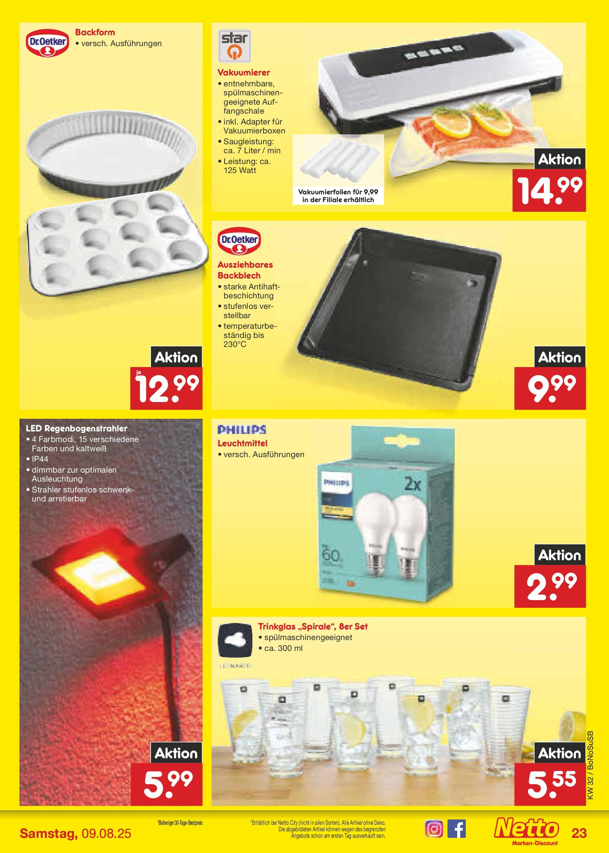 Netto Marken-Discount prospekt Stadtlohn (ab 04.08.2025) » Angebote | Seite: 39 | Produkte: Adapter, Philips, Vakuumierer Netto Marken-Discount prospekt Stadtlohn (ab 04.08.2025) » Angebote | Seite: 39 | Produkte: Adapter, Philips, Vakuumierer